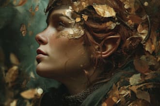 create fantasy character portrait art