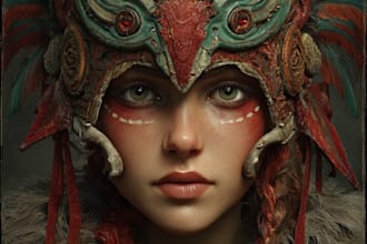 paint a realistic or fantasy portrait