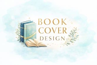create a modern and attractive book cover design