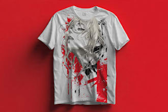create unique streetwear, edgy, artsy tshirt designs