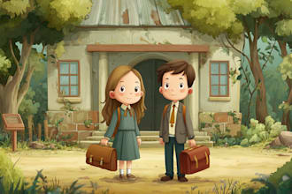draw children book illustration