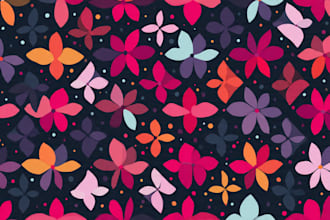 unique, seamless, and catchy pattern design in illustrator