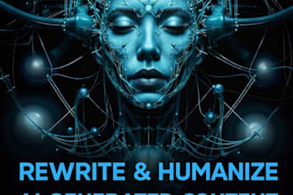 rewrite and humanize ai generated content