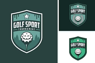 make vintage t shirt golf cart logo design