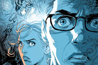 comic book illustration with comic book illustrator