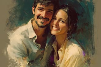do digital oil painting