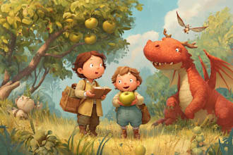 draw children book illustration