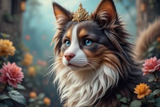 do a custom pet portrait, dog portrait, cat portrait
