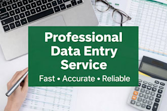 do fast and accurate data entry, copy paste and excel work