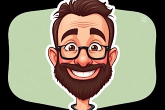 design unique caricature cartoon