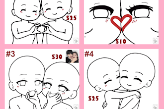 draw couple ych for you