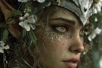 make fantasy character portrait favorite art