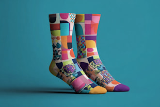 design custom and unique socks design
