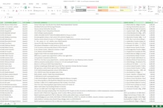 do data entry, data cleaning and formatting in excel