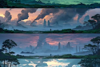 environment concept art landscape design