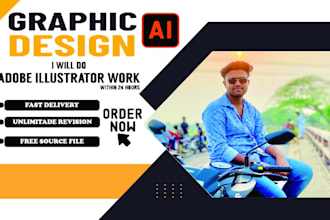 provide professional adobe illustrator and photoshop services with creativity