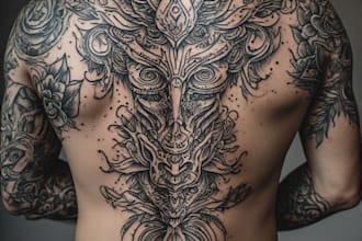 design a custom tribal tattoo based on your idea