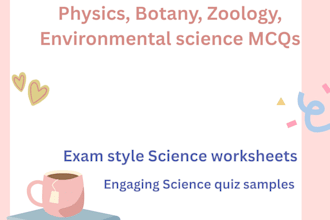 create accurate science assessments and quizzes for students
