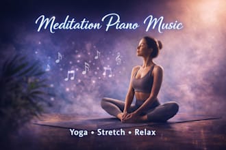 compose meditation music piano tracks for deep relaxation
