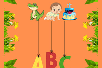design alphabet worksheets for children