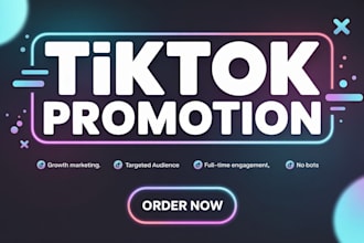 do tiktok marketing and organic promotion for follower growth