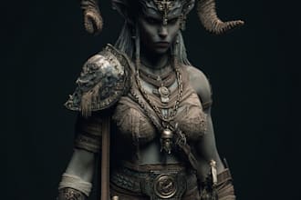 fantasy horror and fantasy horror character