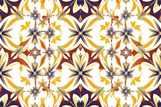 digital seamless pattern design