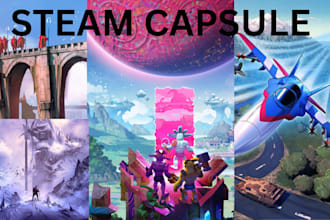 create steam capsule game artwork game banner steam capsule art game poster