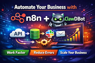 automate your business using n8n workflows and clawdbot bots