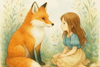 watercolor children book illustration
