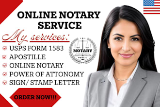 do online notary, notarize form 1583 same day, international florida notary