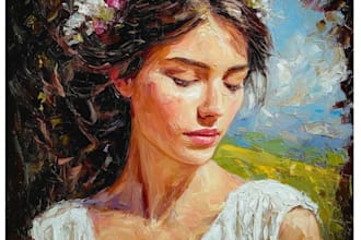 paint a unique oil painting portrait for you