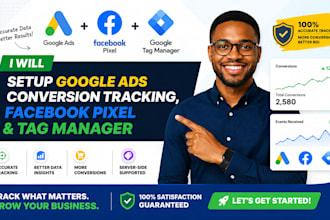 setup facebook pixel, meta conversion API and google ads conversion tracking