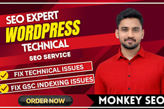 fix wordpress technical seo issues and google search console indexing