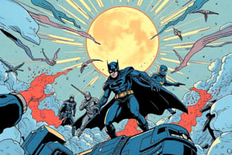 draw your comic book or webtoon cover