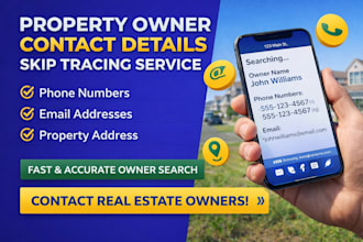 find property owner contact details using skip tracing