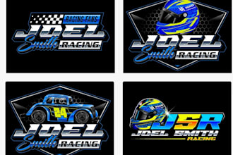 do stunning racing logo design, redesign