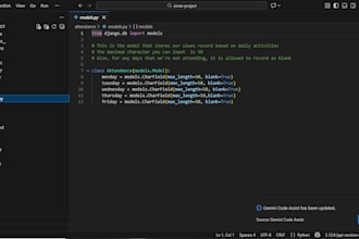 build or fix a django backend and rest API