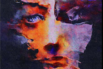 design raw abstract album cover art for underground artists