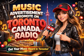 do music advertisement and promote on toronto canada radio