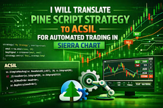 translate pine script strategy to acsil for automated trading in sierra chart