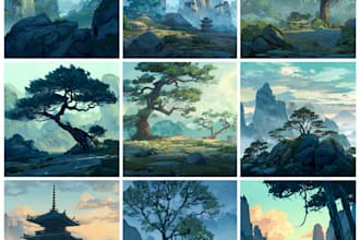 create environment concept art
