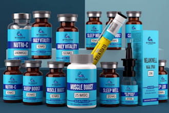 design amazon supplement label with fda compliant layout