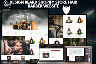 build beard shopify beard care oil balm store beard grooming barber hair website