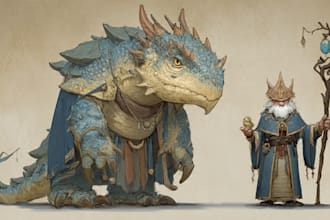 fantasy art creatures and characters