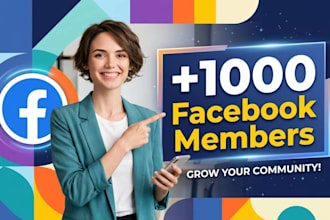 add new 1000 facebook members fast