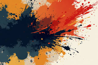 paint digital abstract art illustration
