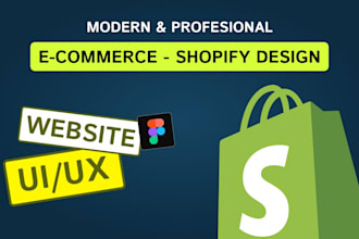 design ecommerce shopify website design UI UX in figma