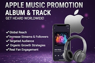 do apple album music promotion, apple track promotion
