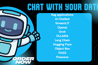 develop rag applications and custom ai chatbots using llm, openai, groq, ollama